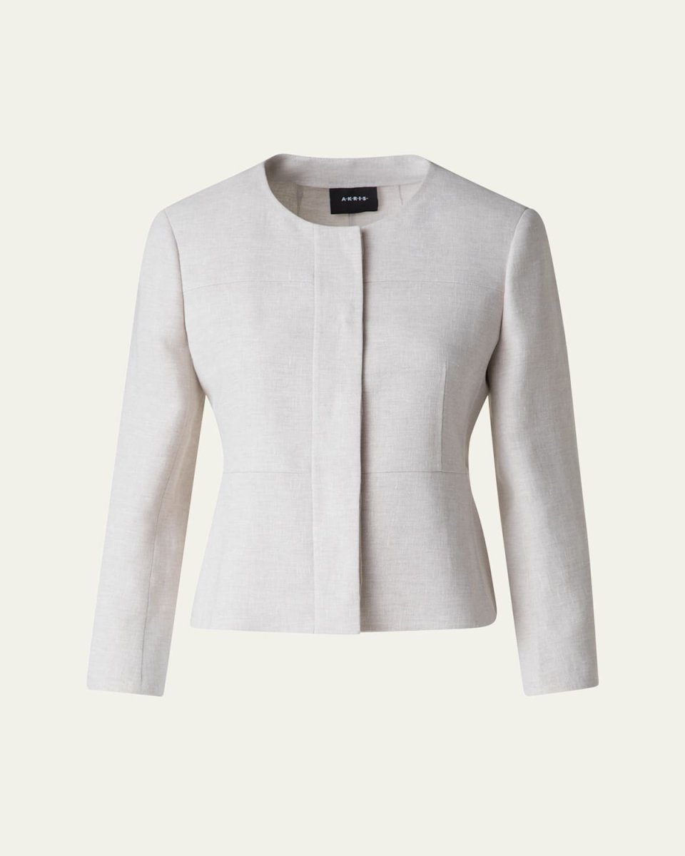 Tina Double-Face Fitted Jacket